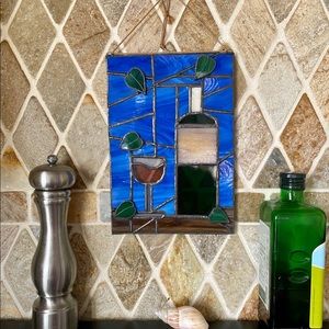 Stained glass wall art